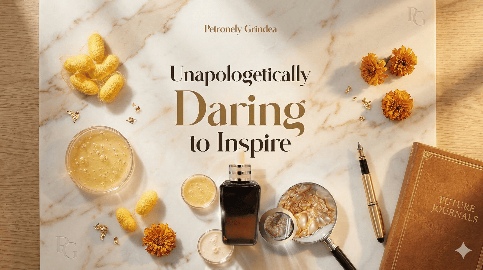 Unapologetically Daring to Inspire by Petronely Grindea